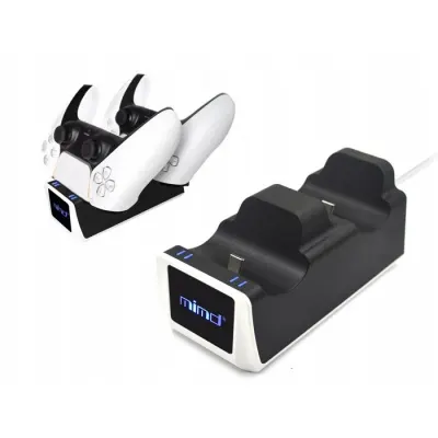 Statia de incarcare Dual Usb Playstand pentru PlayStation 5 PS5, Negru