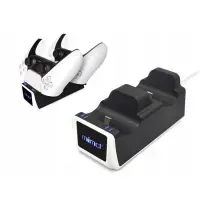 Statia de incarcare Dual Usb Playstand pentru PlayStation 5 PS5, Negru