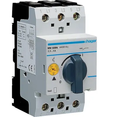 Disjunctor protectie motor 2.5-4A Hager MM508N