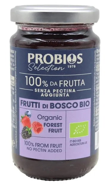 Dulceață bio, fructe de pădure 220 g, Probios