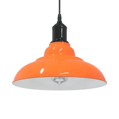 Gossi lampa suspendata reglabila inaltime e27 portocaliu lucios metal