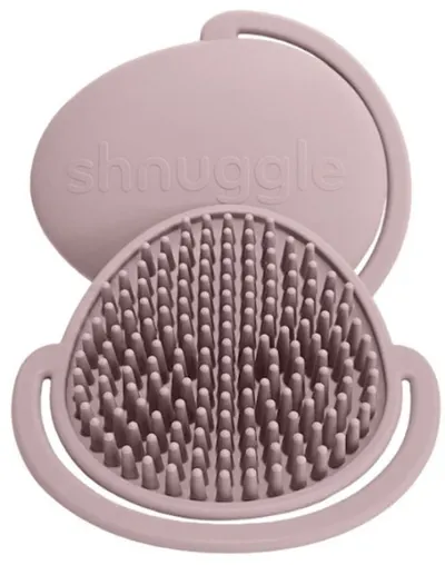 Perie antibacteriană din silicon Shnuggle - Blossom