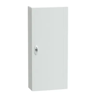 PrismaSet XS, Cofret cu montaj aparent, 4x13 Module, material plastic, usa plina alba, cu 1 bloc terminal