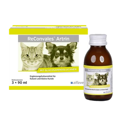ReConvales Artrin, Supliment articular pentru caini si pisici, 1 X 90 ml