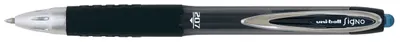 Automatic gel roller Uniball Signo 207 – Albastru-negru, 0.7 mm