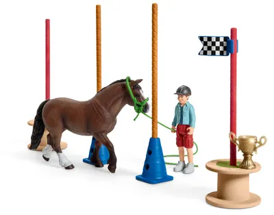 Figurine - Farm World - Cursa de agilitate cu ponei