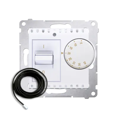 Regulator de temperatura alb cu senzor extern (modular)