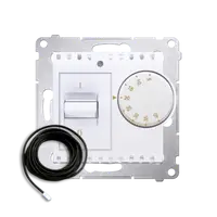 Regulator de temperatura alb cu senzor extern (modular)