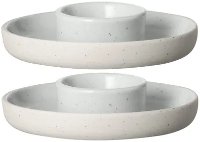 Set de 2 suporturi pentru ouă Blomus - Sablo, gri deschis