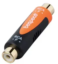 Adaptor Bespeco - SLAD300, 3,5 m - RCA, negru/portocaliu