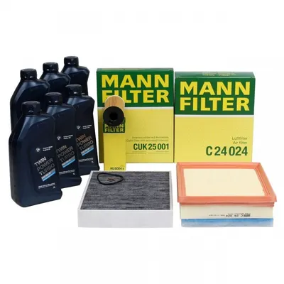 Pachet Revizie Ulei BMW + Filtre Mann pentru BMW seria 1 (F20 F21) 116d