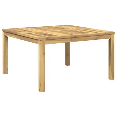 vidaXL Masă de cafea Alb 80 x 80,5 x 45 cm Lemn Solid de Acacia