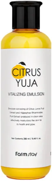 FarmStay Citrus Yuja Emulsie facială revitalizantă, 280 ml