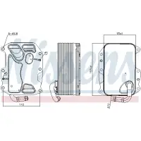 Radiator ulei, ulei motor NISSENS 90852
