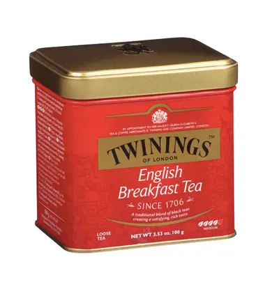 Ceai Negru English Breakfast Cutie Metal Twinings 100g
