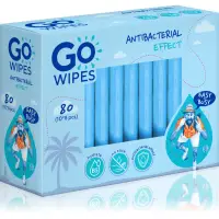 GoWipes Anti-Bacterial Effect Servetele umede cu efect revigorant cu efect antibacterian 10x8 buc