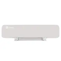 Bariera de protectie pentru pat, Lionelo, Lora XL, Pliabila, Sistem de blocare StandSafe, Geanta de transport inclusa, 150x46 cm, Conform cu BS 7972:2001+A1:2009, Bej