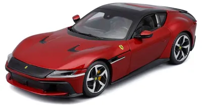 Mașinuță metalică Bburago - Ferrari 12 Cilindri, 1:24, roșu