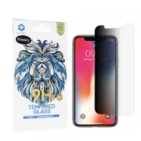Folie de protectie Ecran Privacy Lito Classic pentru Apple iPhone 11 Pro / XS / X, Sticla Securizata, Full Glue, 2.5D