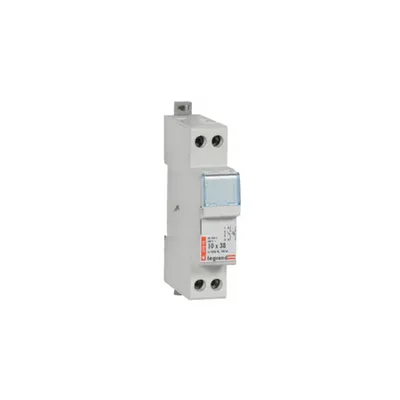 Suport fuzibile - pentru industrial siguranta cilindrica fuzibila 10 x 38 mm - 500 V~ - 1P+N