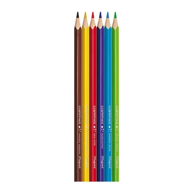 Creioane colorate, 6culori/set, Color'Peps Star Maped
