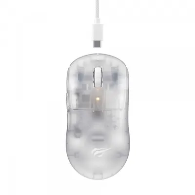 Mouse Gaming Wireless HAVIT MS970WB Pro, 800DPI - 12000DPI, BT / Wi-Fi / Wired, Transparent Alb