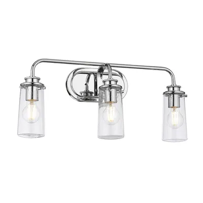 Aplica Braelyn 3 Light Wall Light – Polished Chrome