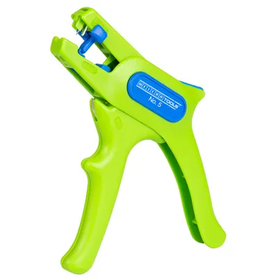 Clește de dezizolat nr. 5 Green Line (gama verde) pentru toti conductorii uzuali litati si solizi, interval de lucru 0,2 - 6,0 mm²