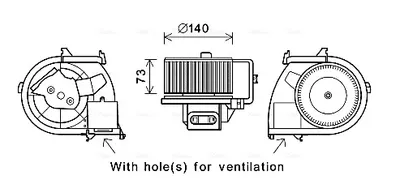 Ventilator habitaclu potrivit RENAULT CLIO II, CLIO II HATCHBACK 1.2-3.0 09.98