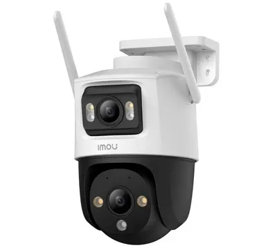 Camera supraveghere IP WiFi cu lentila duala Imou Cruiser Dual PT Full-Color IPC-S7XP-10M0WED, 5+5 MP, 2x 3.6 mm, IR/lumina alba 30 m, microfon si difuzor, slot card, auto smart tracking