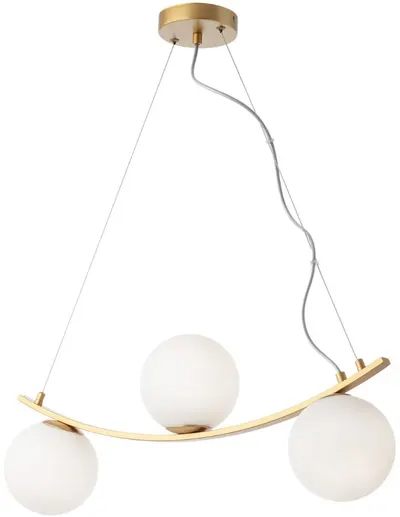 Pendul Smarter - Volley 01-2717, IP20, E14, 3x28W, mat auriu