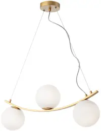 Pendul Smarter - Volley 01-2717, IP20, E14, 3x28W, mat auriu