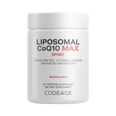CodeAge Liposomal CoQ10 Max, Coenzima Q-10 Lipozomala, General Nutrition Corp | 60 cps