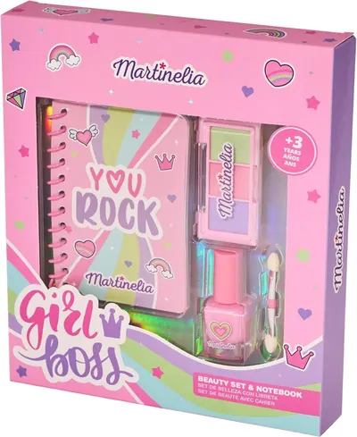 Set cosmetice pentru copii Martinelia Super Girl - Caiet