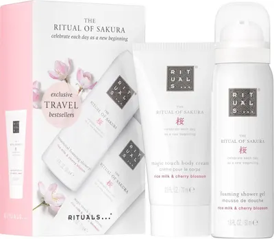 Rituals The Ritual Of Sakura Set - Gel de duș și cremă de corp, 50 + 70 ml