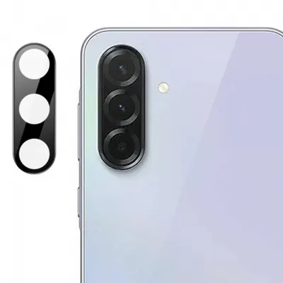 Folie de protectie Camera Spate Techsuit pentru Samsung Galaxy A36 A366, Sticla Securizata, Neagra