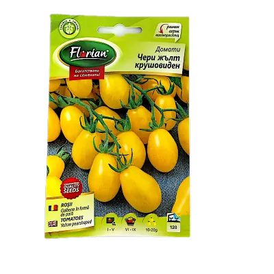 Seminte tomate Cherry galbene, 0,2 gr, Florian Bulgaria - Default Title