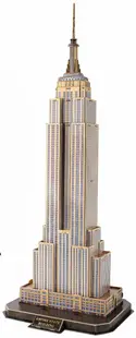 Puzzle 3D Cubic Fun de 66 piese - Empire State Building, New York