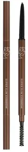 BOM Creion de sprâncene Super Slim, N3 Taupe Brown, 0.1 g