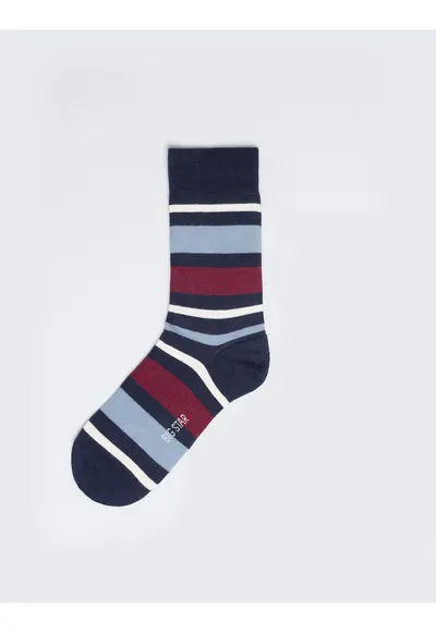 Sosete lungi cu print in dungi