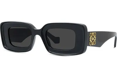 Loewe Anagram Shiny black Geometric Sunglasses