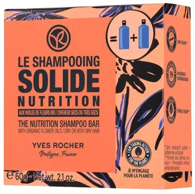 Yves Rocher Șampon solid pentru restaurare, 60 g