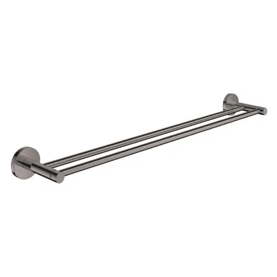 Suport dublu pentru prosop Grohe Essentials 40802A01, 60 cm, Hard Graphite