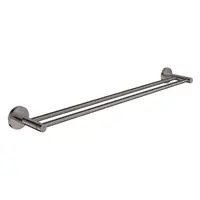 Suport dublu pentru prosop Grohe Essentials 40802A01, 60 cm, Hard Graphite