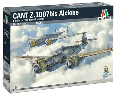 Model de asamblat Italeri Militari: Avioane - Bombardier mediu italian Cant Z.1007bis Alcione