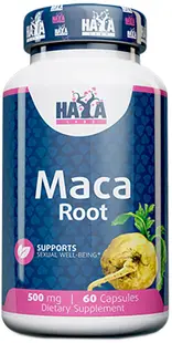 Maca, 500 mg, 60 capsule, Haya Labs