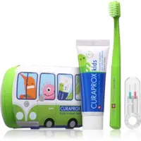Curaprox Kids Travel Set Set de călătorii pentru dinti, limba si gingii
