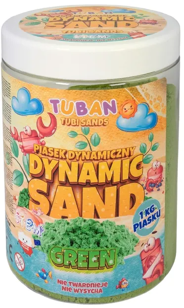 Nisip dinamic Tuban - Verde, 1 kg