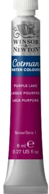 Vopsea de acuarelă Winsor & Newton Cotman Cotman - Purple Lake, 8 ml