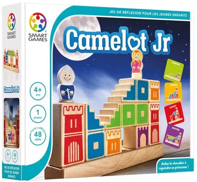Joc de logică pentru copii Smart Games Preschool Wood - Camelot